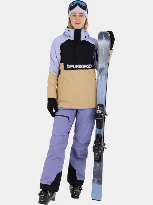 Fundango Birch ECO Logo Anorak női anorák homok színben 5
