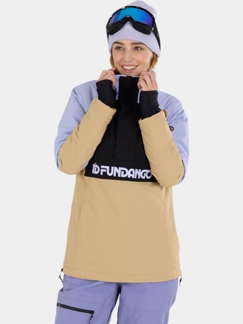 Fundango Birch ECO Logo Anorak női anorák homok színben 6