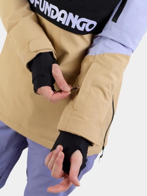 Fundango Birch ECO Logo Anorak női anorák homok színben 7