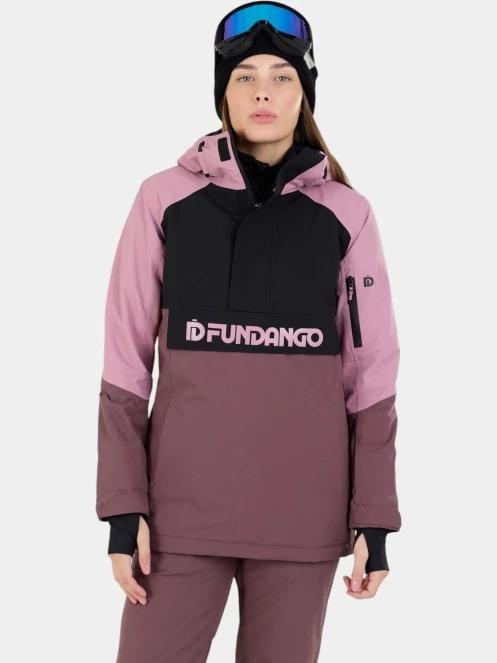 Fundango Birch ECO Logo Anorak női anorák rózsaszín színben 2