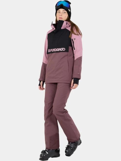 Fundango Birch ECO Logo Anorak női anorák rózsaszín színben 5