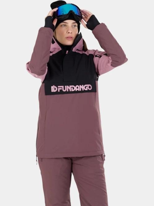 Fundango Birch ECO Logo Anorak női anorák rózsaszín színben 6
