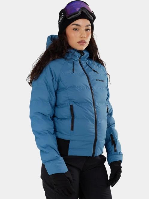 Fundango Zina Padded Jacket női steppelt síkabát kék színben 6