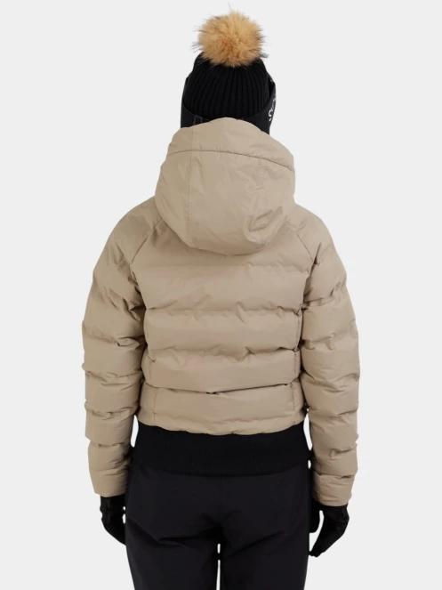 Fundango Zina Padded Jacket női steppelt síkabát homok színben 3