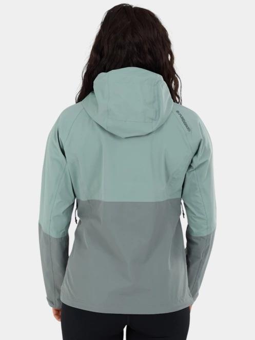 Fundango Piora II Waterproof Jacket női esőkabát zöld színben 3