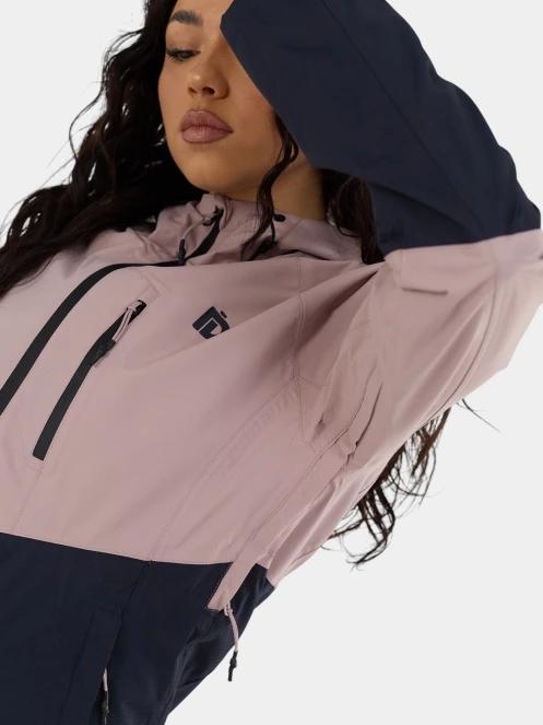 Fundango Piora II Waterproof Jacket női esőkabát rózsaszín színben 7