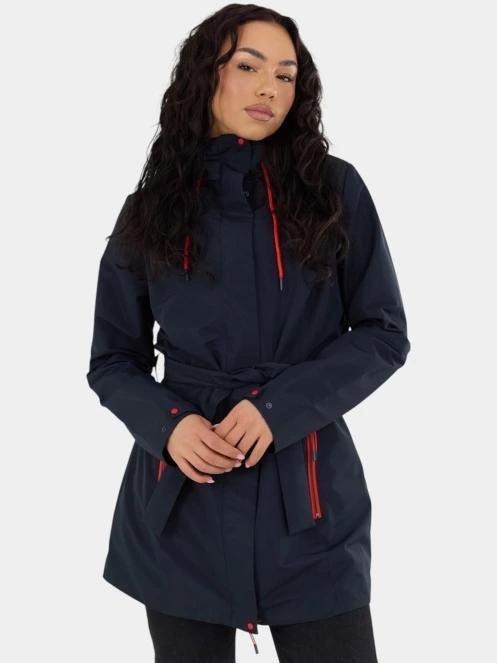 Fundango Regina III Waterproof Trench Jacket női esőkabát sötétkék színben 2