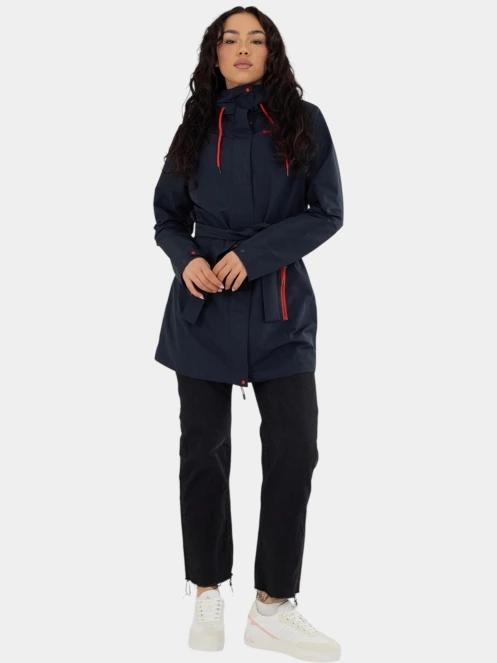 Fundango Regina III Waterproof Trench Jacket női esőkabát sötétkék színben 4