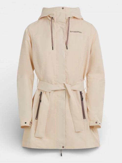 Fundango Regina III Waterproof Trench Jacket női esőkabát homok színben 8