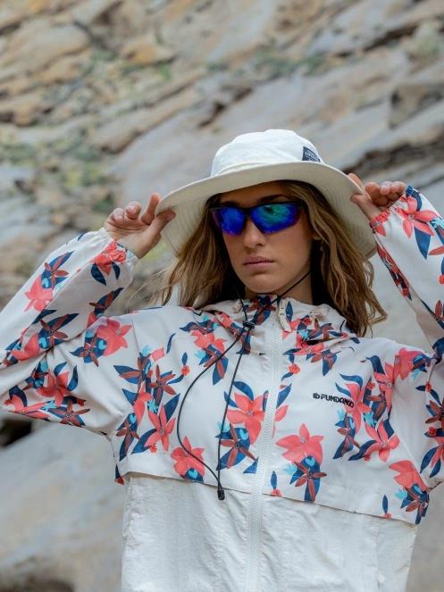 Fundango Cecil Windbreaker Jacket női széldzseki homok színben 13