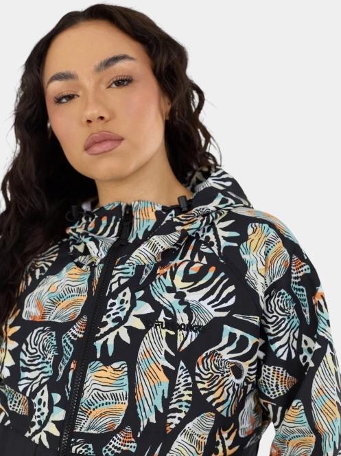 Fundango Cecil Windbreaker Jacket női széldzseki fekete színben 6