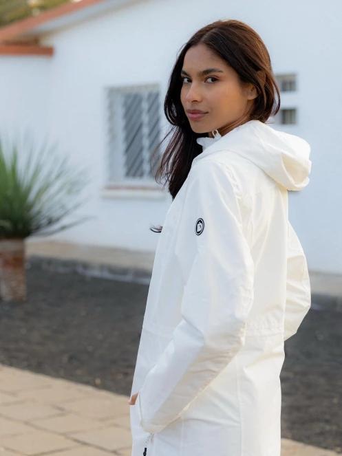 Fundango Yuma Raincoat női esőkabát fehér színben 11