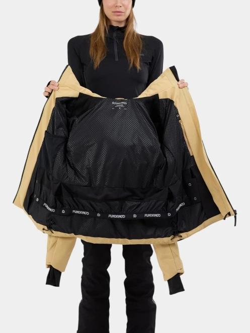 Fundango Moira Padded Jacket női steppelt síkabát homok színben 5