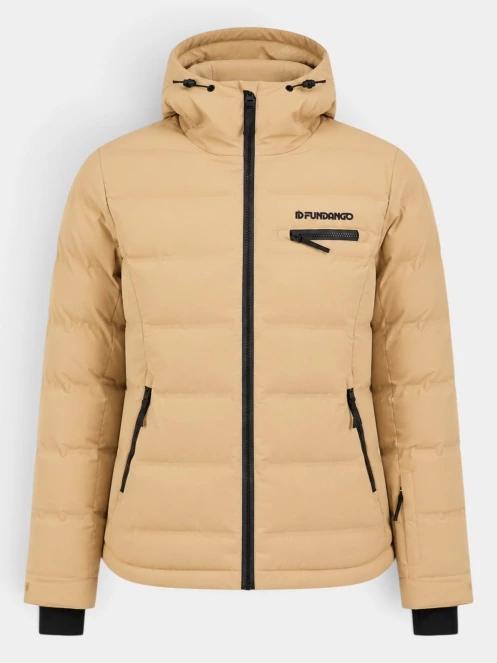 Fundango Rodney Padded Jacket női steppelt síkabát homok színben 10