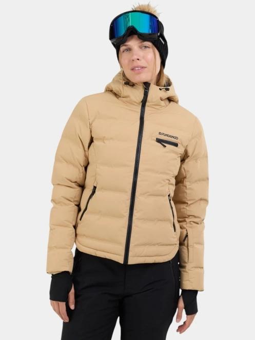 Fundango Rodney Padded Jacket női steppelt síkabát homok színben 5