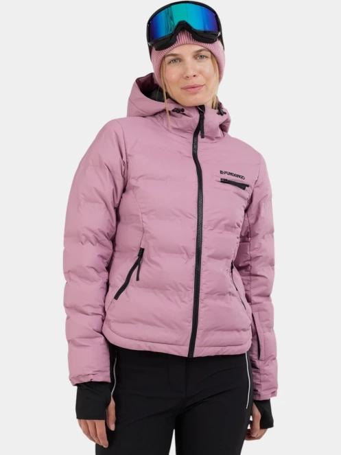 Fundango Rodney Padded Jacket női steppelt síkabát rózsaszín színben 2