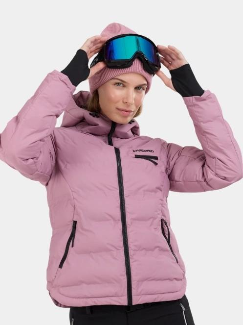 Fundango Rodney Padded Jacket női steppelt síkabát rózsaszín színben 7