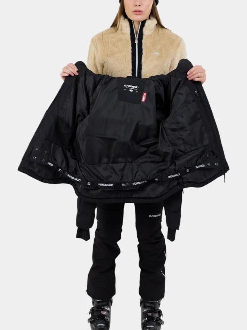 Fundango Rodney Padded Jacket női steppelt síkabát fekete színben 6