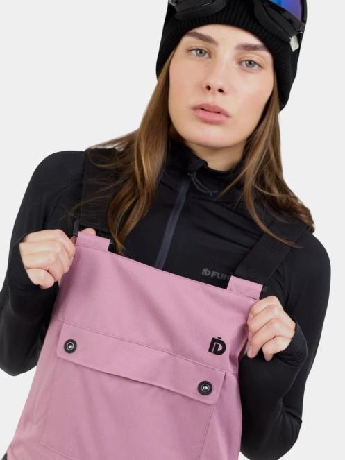 Fundango Sakura ECO Bib Pants női sínadrág rózsaszín színben 5