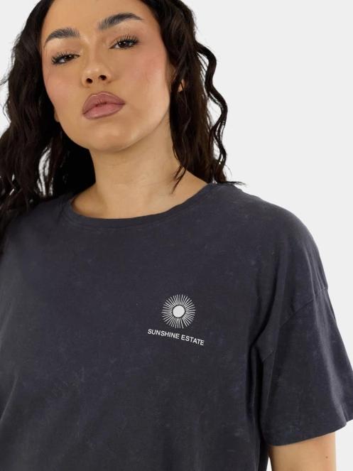 Fundango Sunshine II Surf-T női rövid ujjú póló fekete színben 5