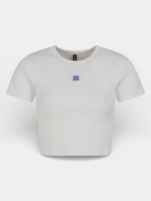 Fundango Sora Cropped T-shirt női crop top fehér színben 2