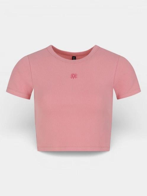 Fundango Sora Cropped T-shirt női crop top rózsaszín színben 8