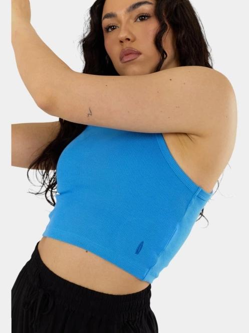 Fundango Naya Cropped Tank-T női tank top kék színben 6