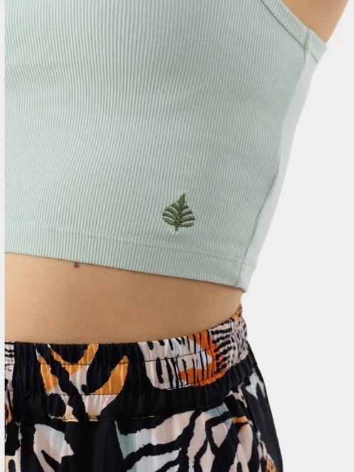 Fundango Naya Cropped Tank-T női tank top zöld színben 5