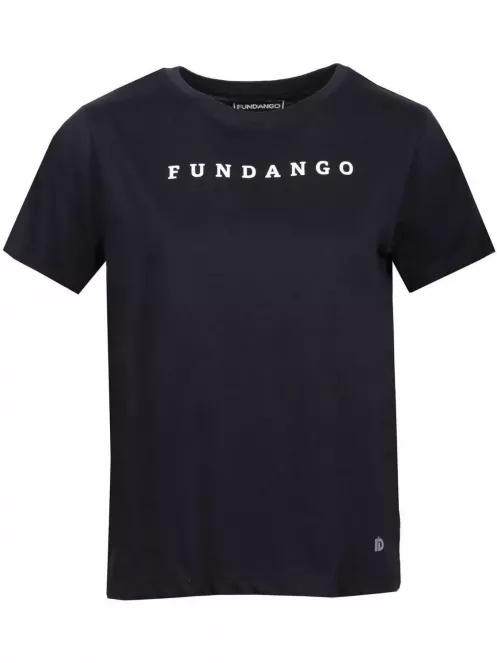 Fundango Womens Logo T női rövid ujjú póló fekete színben 2