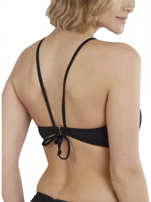 Fundango Hogg High Neck Top női bikini felső fekete színben 3