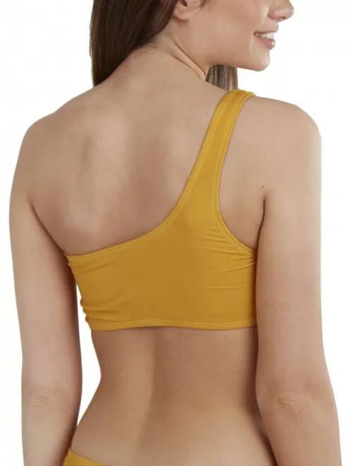Fundango Madison One Shoulder Top női bikini felső narancssárga színben 3