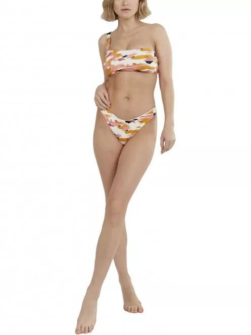 Fundango Madison One Shoulder Top női bikini felső rózsaszín színben 4