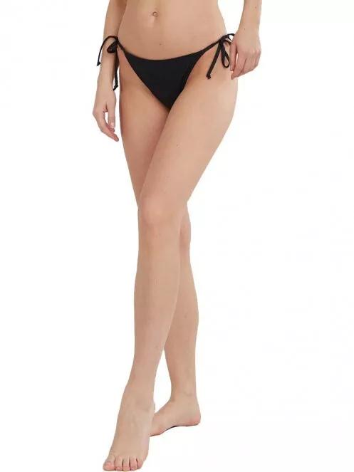 Fundango Innisfil Tie-side Bottoms női bikini alsó fekete színben 2