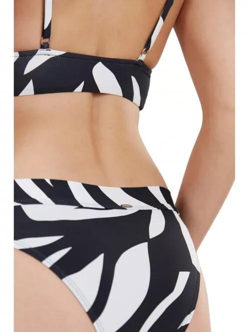 Fundango Sahara Mid Waist Full Bottoms női bikini alsó fekete színben 4