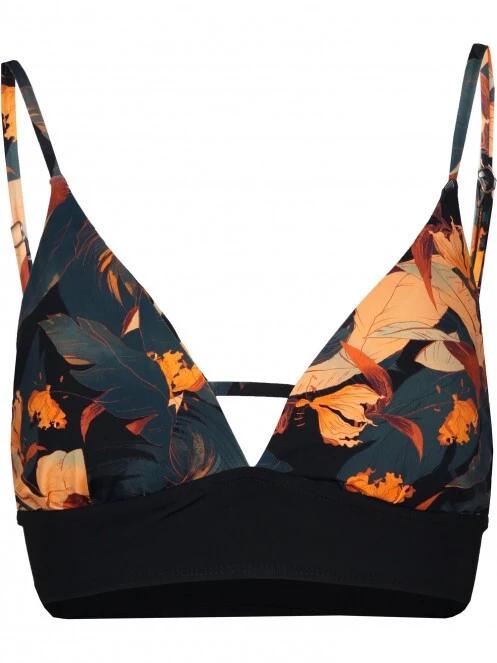 Fundango Sahara V-neck Cami Top női bikini felső multikolor színben 7
