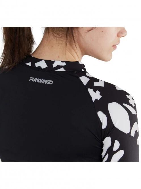 Fundango Joyce Long Sleeve Rashguard női hosszú ujjú lycra fekete színben 4