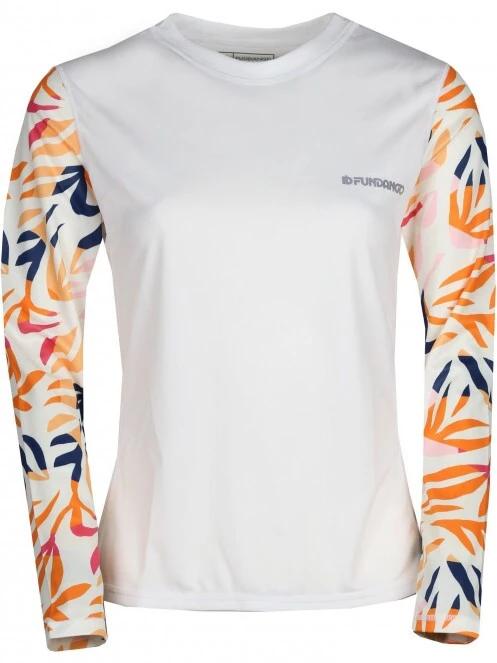 Fundango Loren Long Sleeve Rashguard női hosszú ujjú lycra fehér színben 6