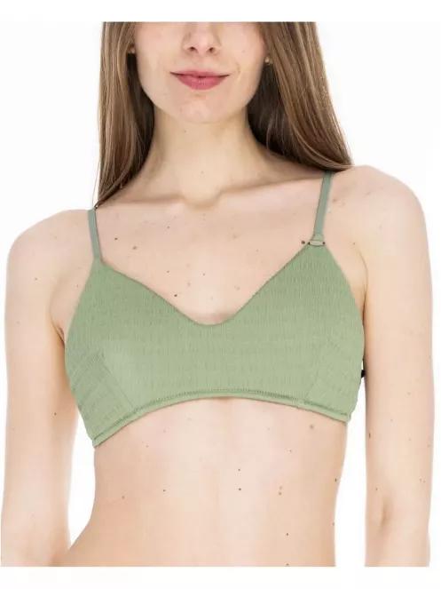 Fundango Citrana top női bikini felső oliva színben 2