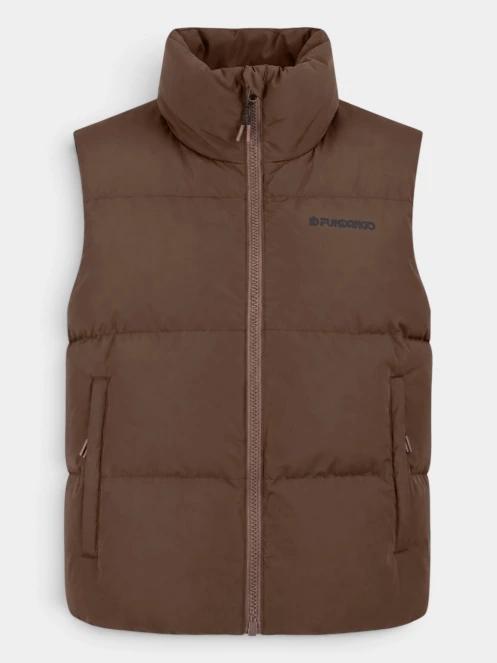 Fundango Keira Padded Vest női mellény barna színben 9