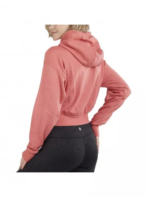 Fundango Draug Crop Hoodie női kapucnis pulóver magenta színben 3