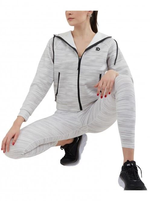 Fundango Draug Sweatshirt női kapucnis pulóver fehér színben 4