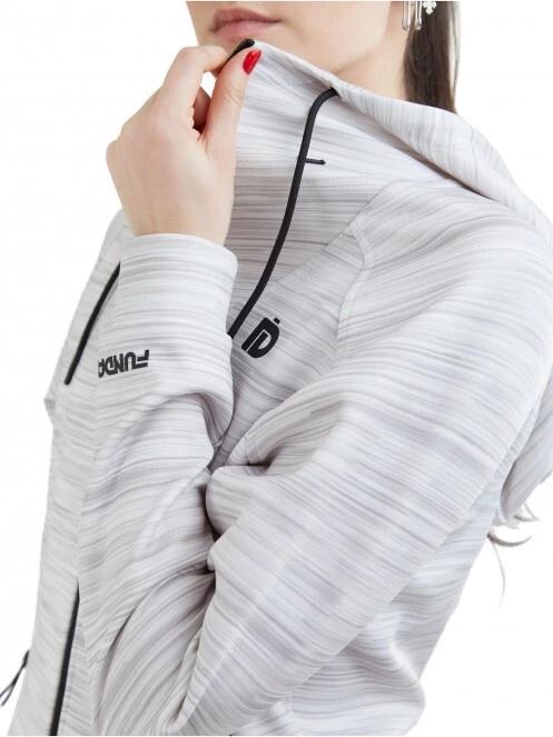 Fundango Draug Sweatshirt női kapucnis pulóver fehér színben 5