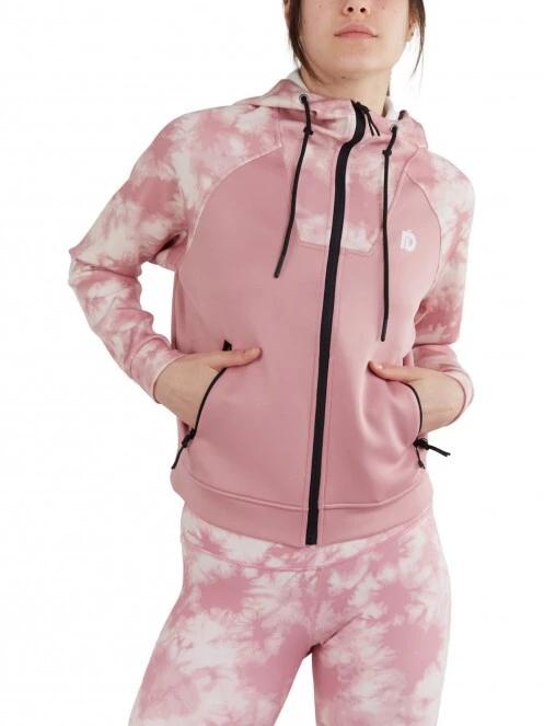 Fundango Draug Sweatshirt női kapucnis pulóver rózsaszín színben 5