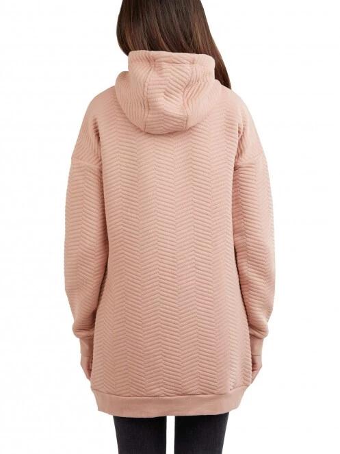 Fundango Blanka Pullover női kapucnis pulóver rózsaszín színben 3