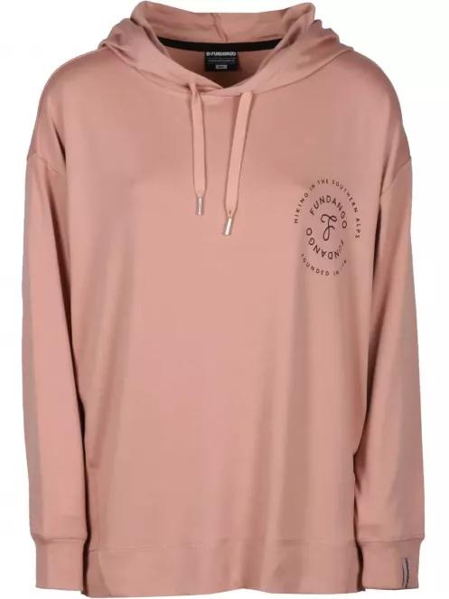 Fundango RICHMOND Hooded Pullover női kapucnis pulóver rózsaszín színben 2