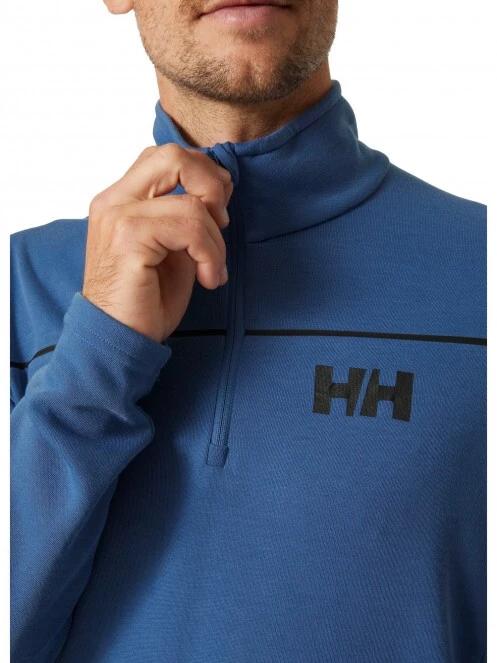Helly Hansen Hp 1/2 Zip Pullover férfi polár pulóver kék színben 4