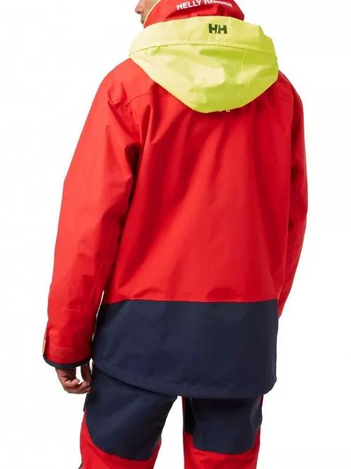 Helly Hansen Salt Coastal Jacket férfi vitorlás kabát piros színben 3