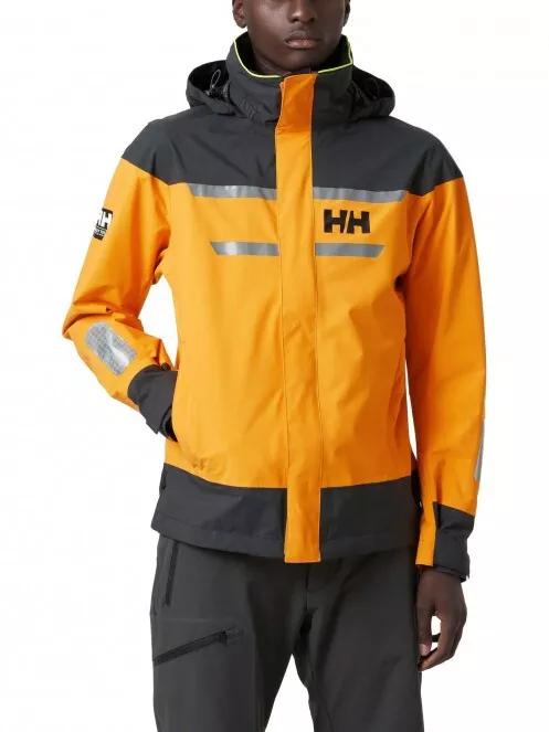 Helly Hansen Salt Inshore Jacket férfi vitorlás kabát narancssárga színben 2
