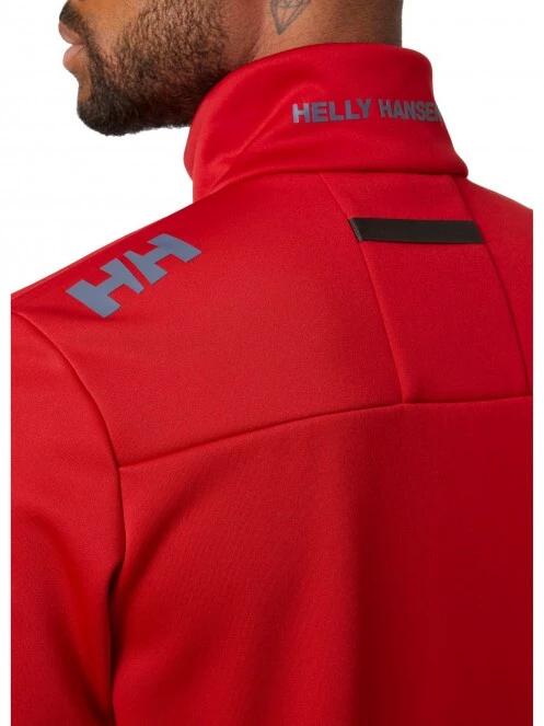 Helly Hansen Crew Fleece Jacket férfi polár pulóver piros színben 5
