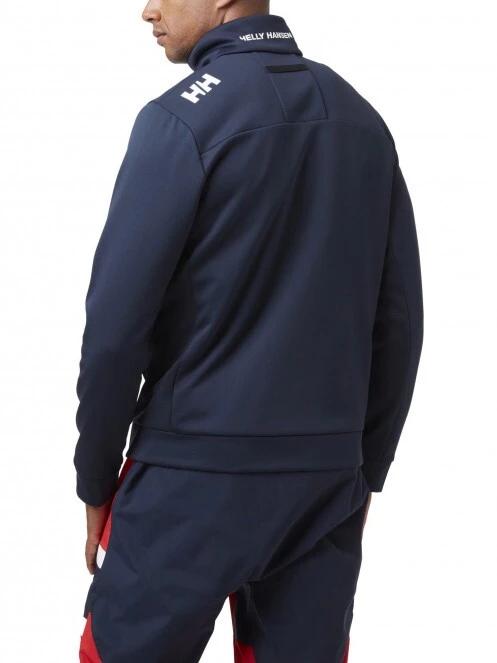 Helly Hansen Crew Fleece Jacket férfi polár pulóver sötétkék színben 3
